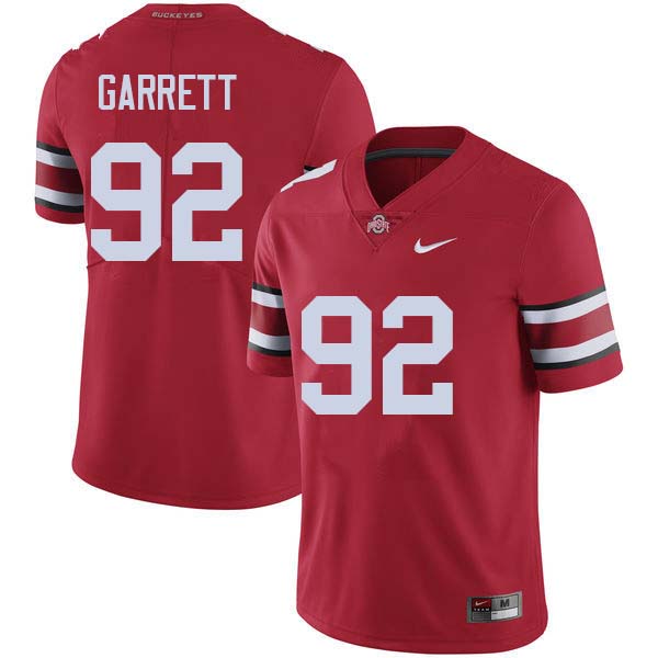 Ohio State Buckeyes #92 Haskell Garrett College Football Jerseys Sale-Red